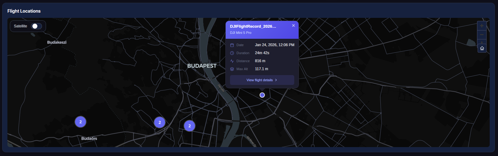 3D Flight Map